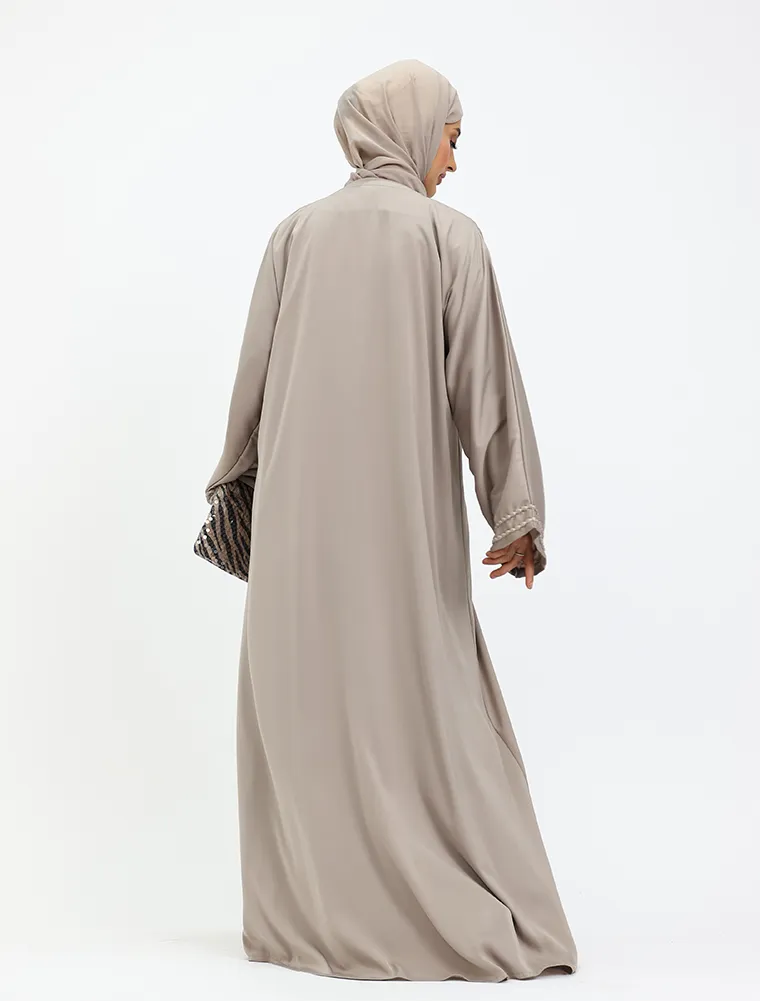 Stone Naira Abaya 2 Peice